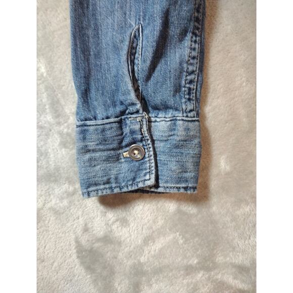 Polo Ralph Lauren Girl's Size 12 Denim Cotton Shirt Dress - Picture 11 of 11